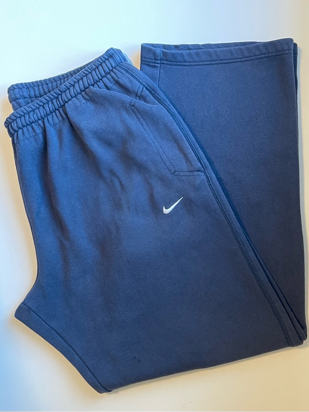 Nike Athletic Dept. Fleece Sweatpants - Navy & Cotton Blend - Size XL